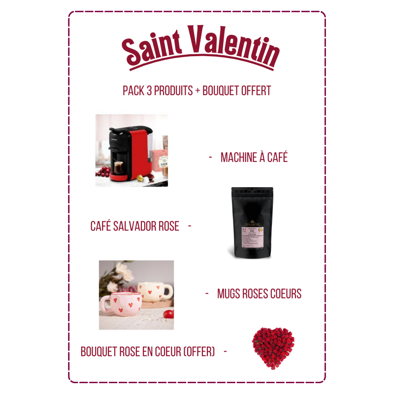 Pack St Valentin ( + bouquet offert )