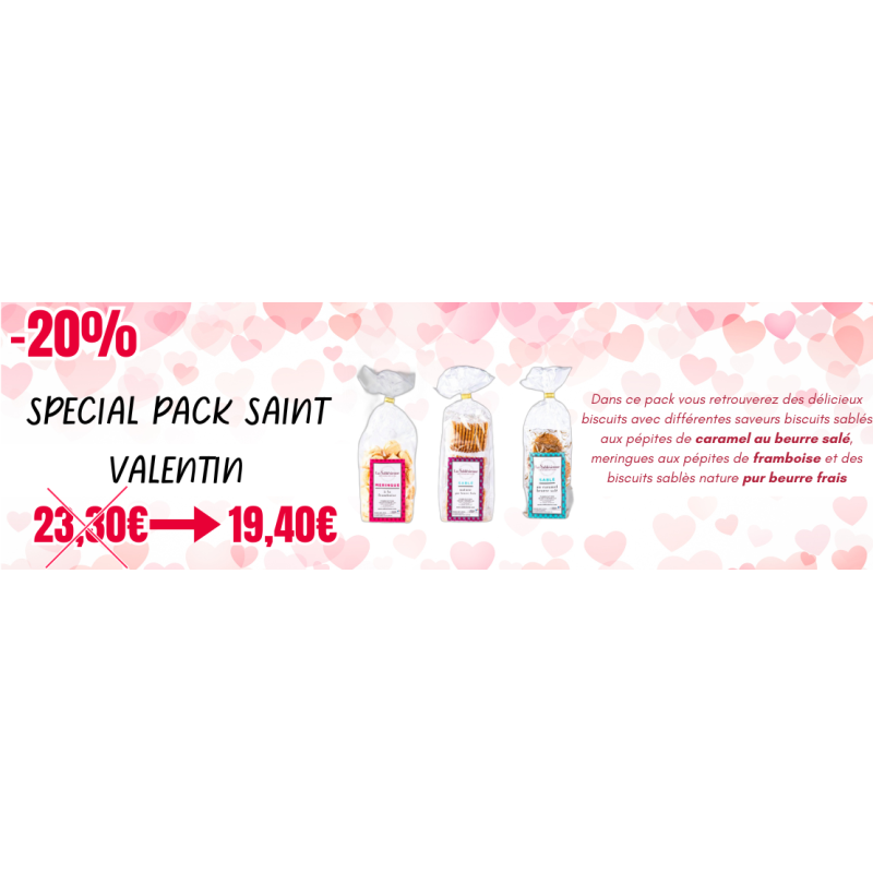 Bannière pack Saint Valentin -20%